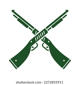 Crossed Shotguns